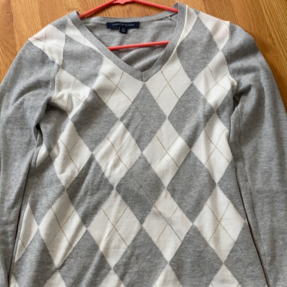 Argyle sweater!